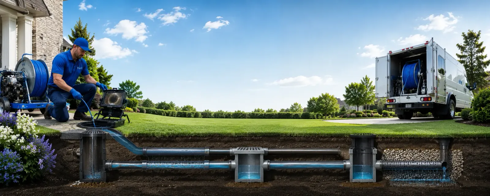 Outdoor drain cleaning information for Oak Hill, WV